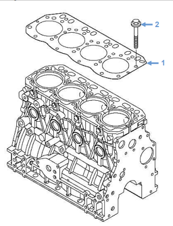 Shire 45 Cylinder Head Gasket