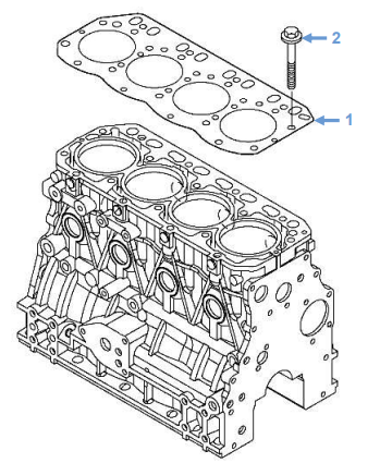 Shire 50 Cylinder Head Gasket