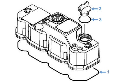 Shire 30 Rocker Cover Gasket & Oil Cap