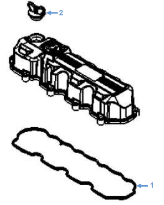 Shire 43 Rocker Cover Gasket & Oil Cap